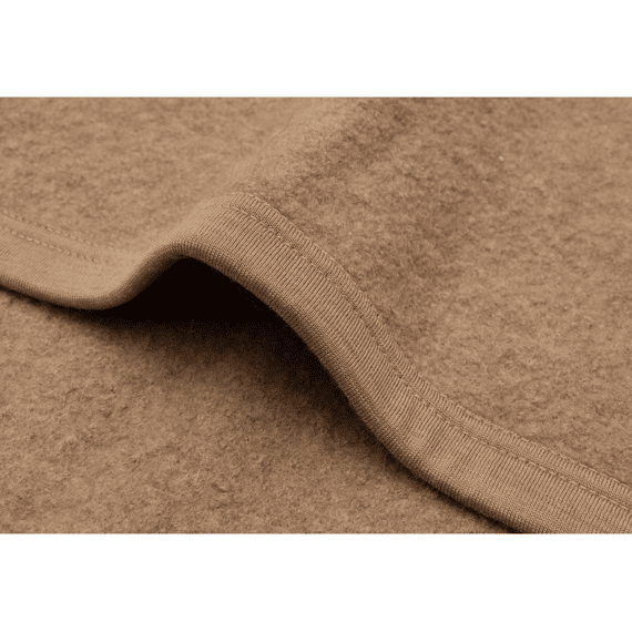 Jollein Deken Wieg 75x100cm Merino Wol Felted Dark Hazel