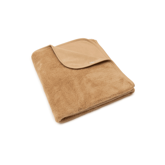 Jollein Deken Ledikant 100x150cm Basic Sherpa/jersey Hazel
