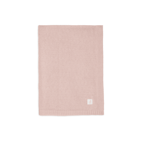 Jollein Deken Ledikant 100x150cm Sprinkle Knit Silk Rose