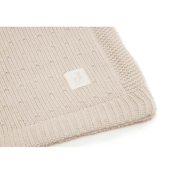 Jollein Deken Wieg 75x100cm Sprinkle Knit Sand/fluffy