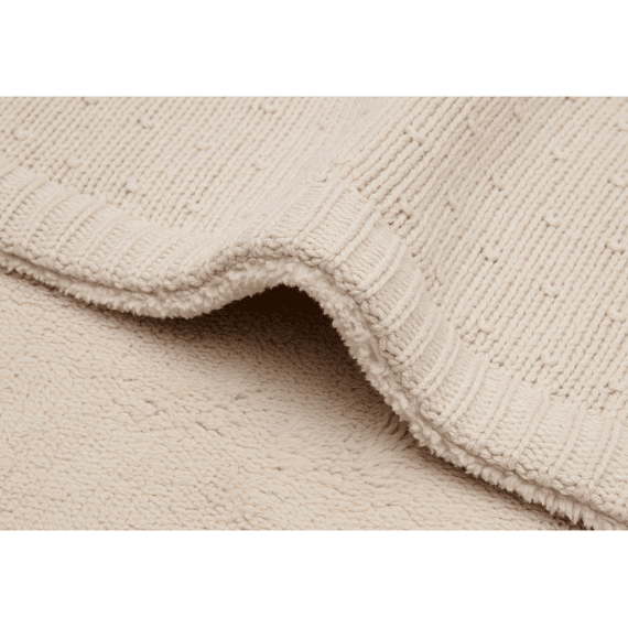 Jollein Deken Wieg 75x100cm Sprinkle Knit Sand/fluffy