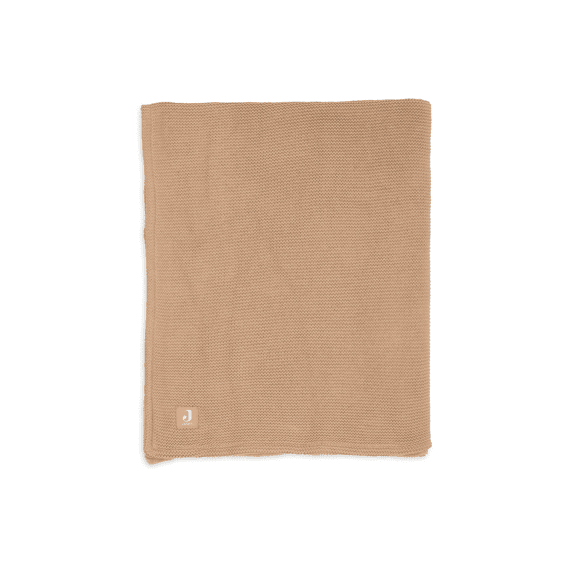 Jollein Deken Wieg 75x100cm Basic Knit Hazel/fleece