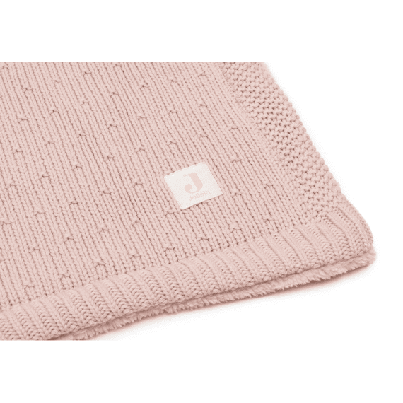 Jollein Deken Bed 100x150cm Sprinkle Knit Silk Rose/fluffy