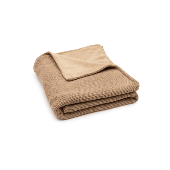 Jollein Deken Bed  100x150cm Basic Knit Hazel/fleece
