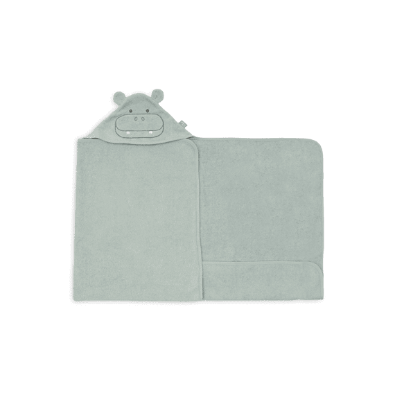Jollein Badcape Badstof 70x130cm Hippo Happy