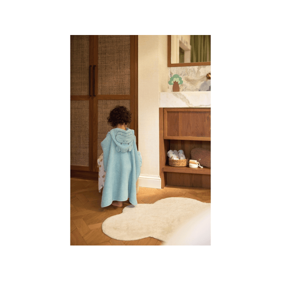 Jollein Badcape Badstof 70x130cm Hippo Happy