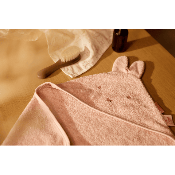 Jollein Badcape Badstof 75x75cm Miffy Silk Rose