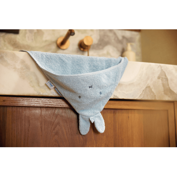 Jollein Badcape Badstof 75x75cm Miffy Cloudy Blue