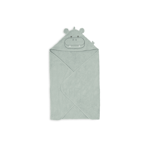 Jollein Badcape Badstof 75x75cm Hippo Happy