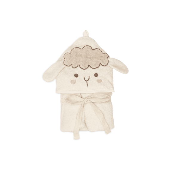 Jollein Badcape Badstof 75x75cm Sheep Sonny