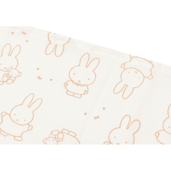 Jollein Tetradoeken 70x70cm 3-pack Miffy Moments Light Terra