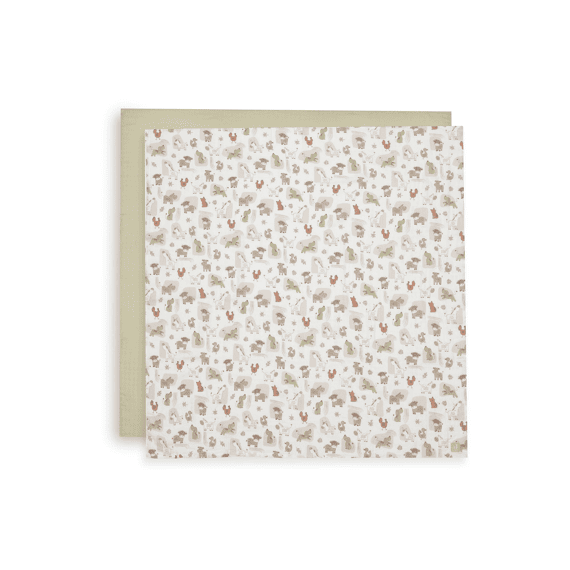Jollein Multidoek Tetra 115x115cm 2-pack Barn Buddies