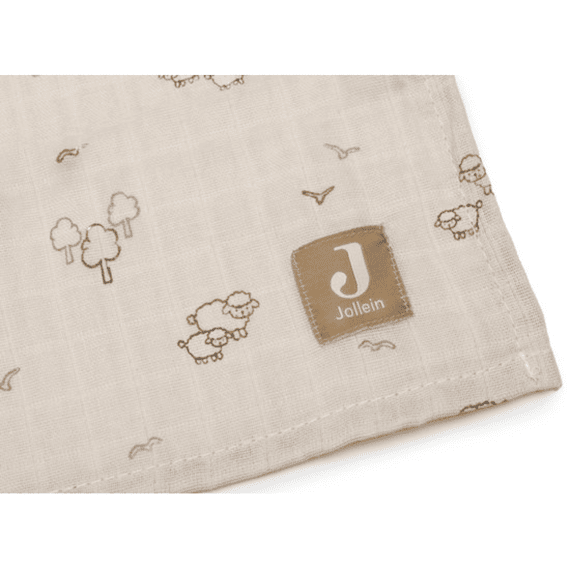 Jollein Multidoek Tetra 115x115cm 2-pack Woolly