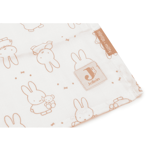 Jollein Multidoek Tetra 115x115cm 2-pack Miffy Moments L.terra