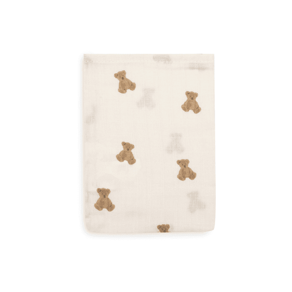 Jollein Washandjes 15x20 Tetra 3-pack Mini Teddy Bear