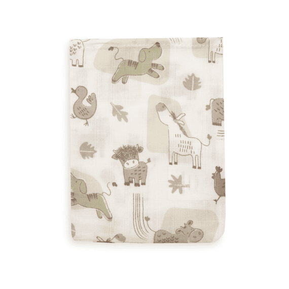 Jollein Washandjes 15x20 Tetra 3-pack Barn Buddies