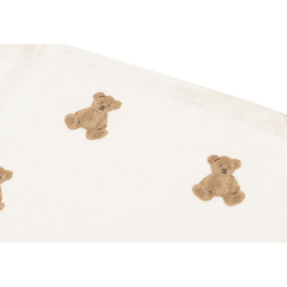 Jollein Monddoekje Tetra 3-pack Mini Teddy Bear