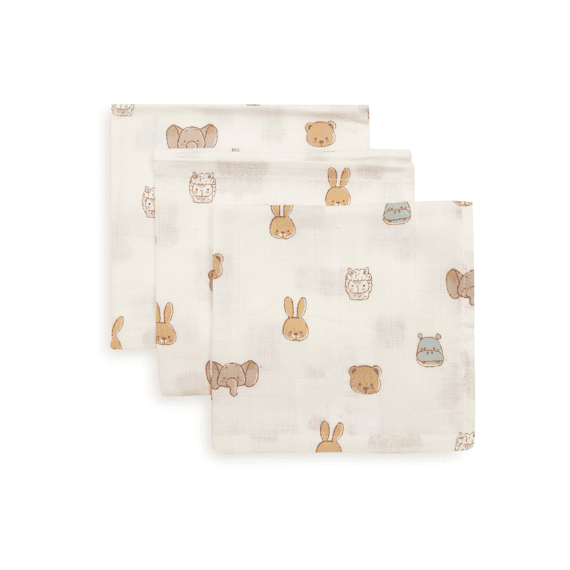 Jollein Monddoekje Tetra 3-pack Jollies