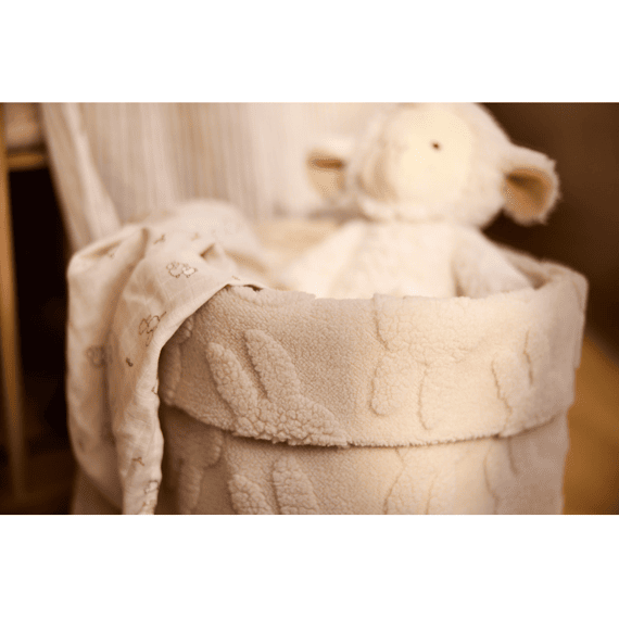 Jollein Opbergmand Miffy Jacquard Teddy Sand