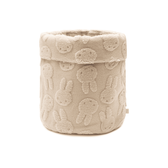 Jollein Opbergmand Miffy Jacquard Teddy Sand