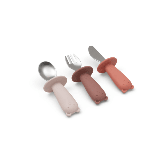 Jollein Bestekset Siliconen Blush Shades
