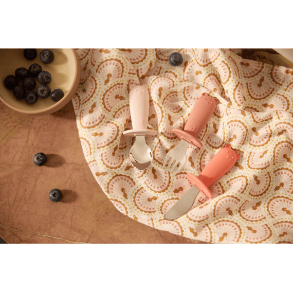 Jollein Bestekset Siliconen Blush Shades