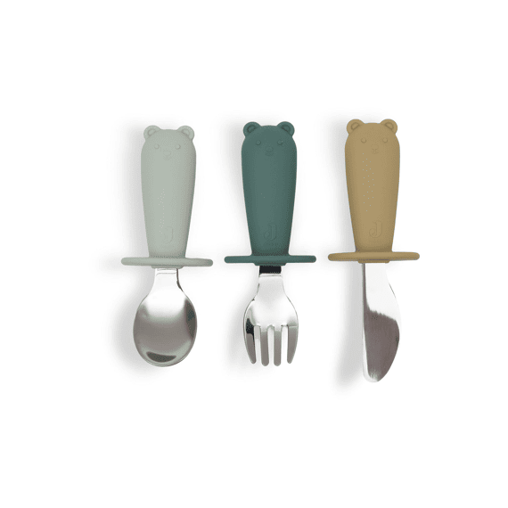 Jollein Bestekset Siliconen Jade Shades