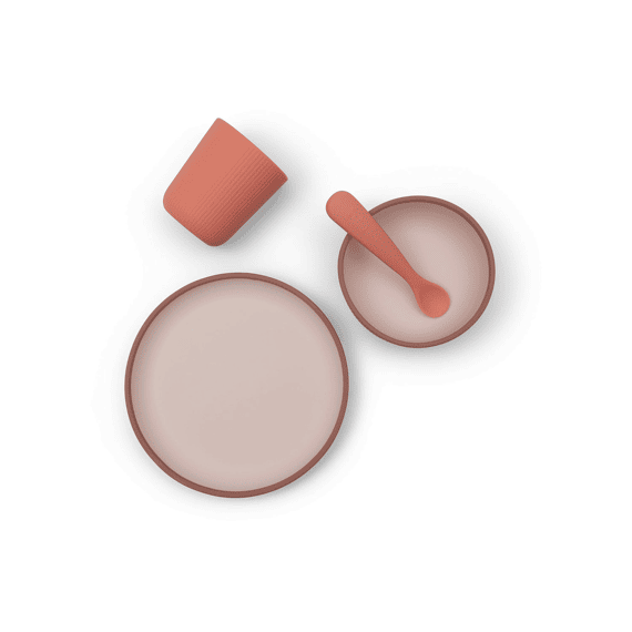 Jollein Kinderserviesset Siliconen Blush Shades