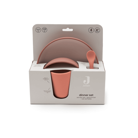Jollein Kinderserviesset Siliconen Blush Shades
