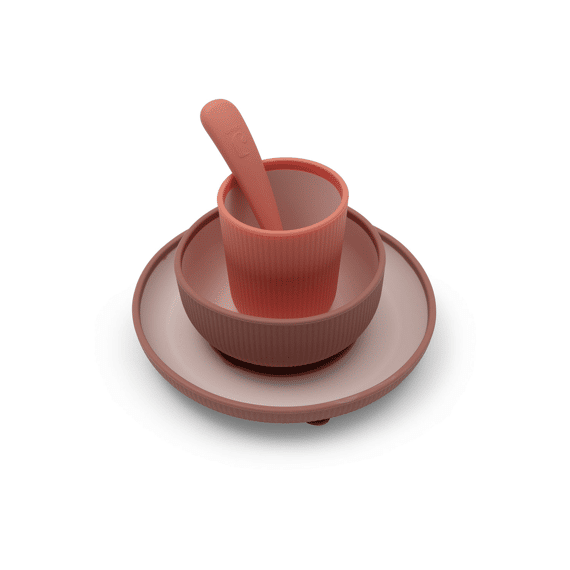 Jollein Kinderserviesset Siliconen Blush Shades