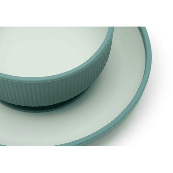 Jollein Kinderserviesset Siliconen Jade Shades