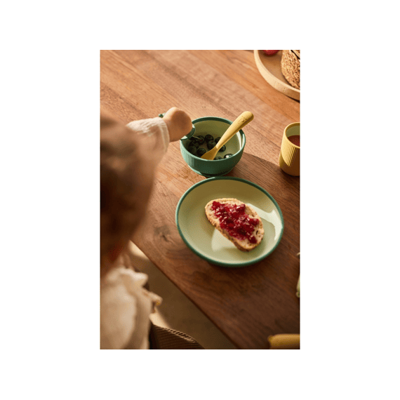 Jollein Kinderserviesset Siliconen Jade Shades