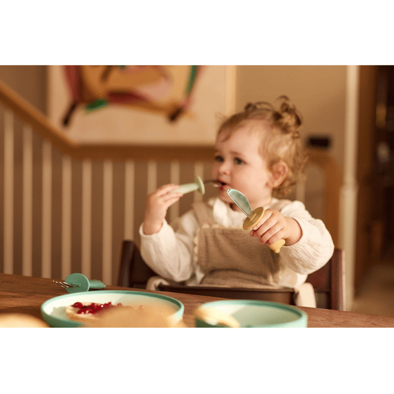 Jollein Kinderserviesset Siliconen Jade Shades