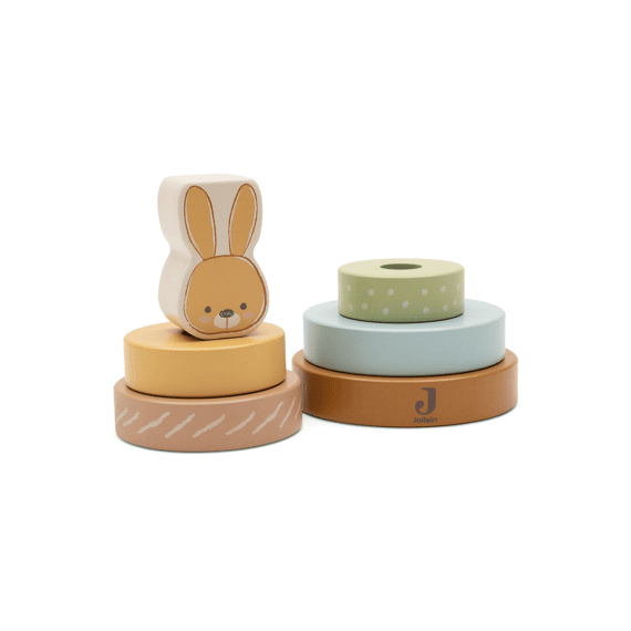Jollein Houten Tuimelstapelaar Bunny Luz