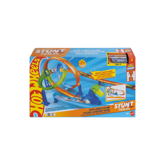 Hot Wheels Stunt Tracks Rapid Launch Cyclone