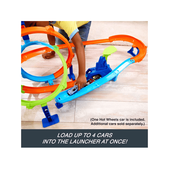 Hot Wheels Stunt Tracks Rapid Launch Cyclone