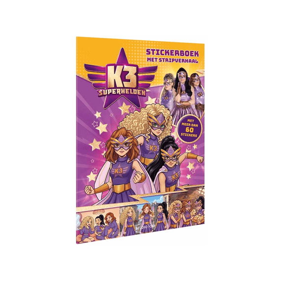K3 Stickerboek Superhelden