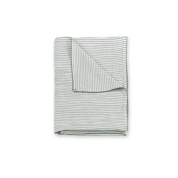 Bemini Deken Wieg 80x100 Tetra Tinny Stripe Green