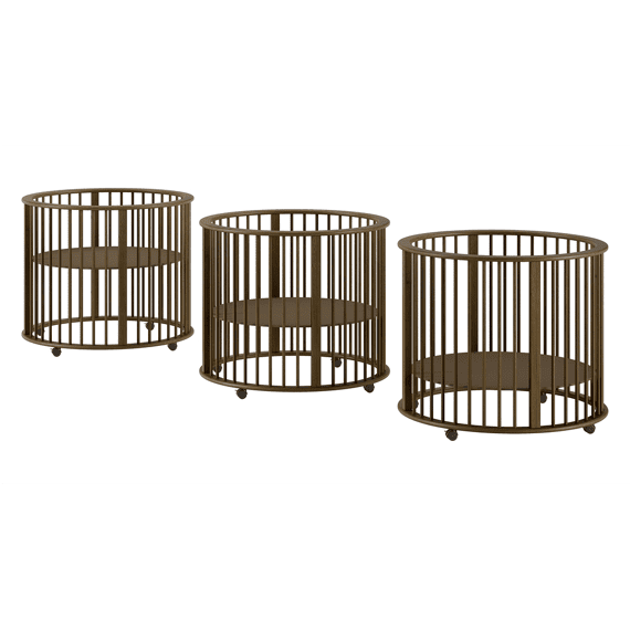 Vipack Box Dino Rond Walnut