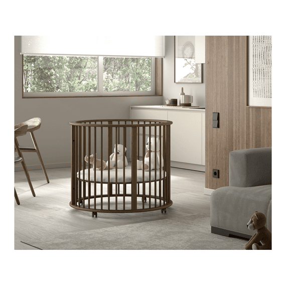 Vipack Box Dino Rond Walnut