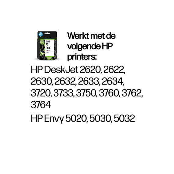 Hp 304 Cartridge Inkjet Combo Black En Tricolor