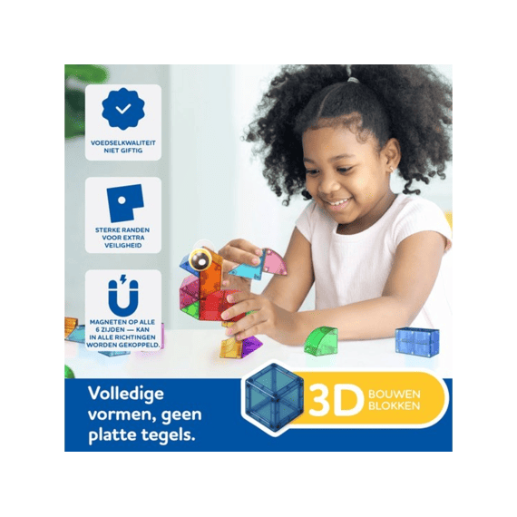 Cubo Clics Magnetische Bouwblokken Creative Pack 22 Stuks