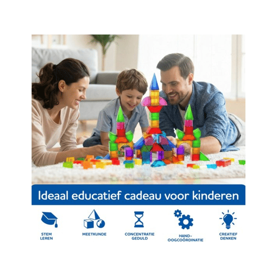 CuboClics Magnetische Bouwblokken Creative Pack 64 Stuks