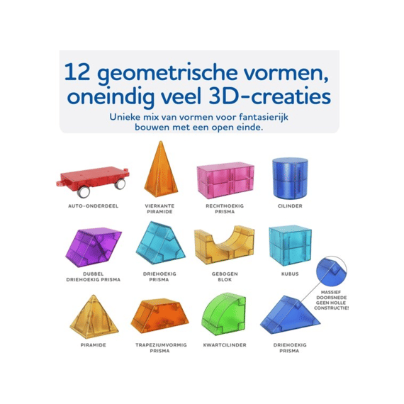 Cubo Clics Magnetische Bouwblokken Creative Pack 85 Stuks