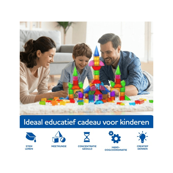 Cubo Clics Magnetische Bouwblokken Creative Pack 85 Stuks
