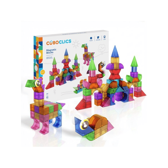 Cubo Clics Magnetische Bouwblokken Creative Pack 85 Stuks