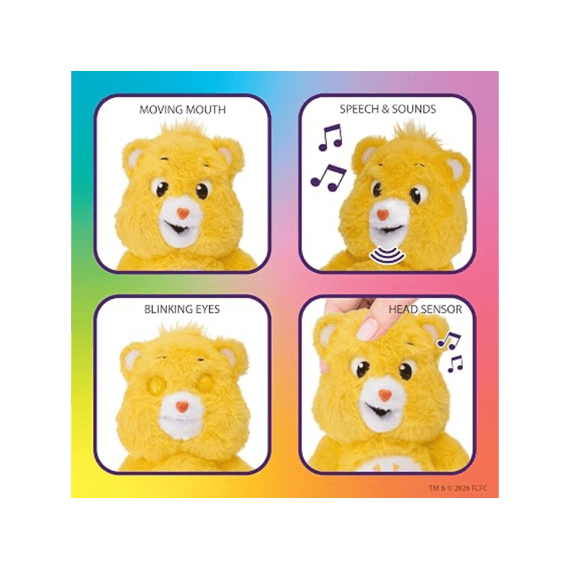 Wow Stuff Care Bears Interactieve Knuffel Troetelbeertjes Funshine Palm