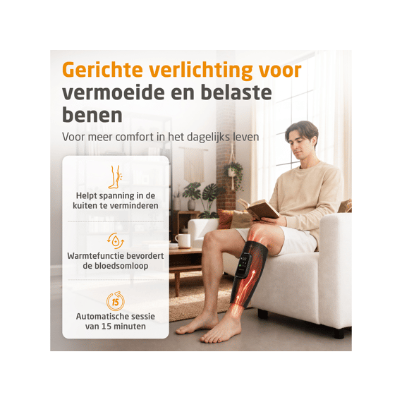 Medisana Lm200 Draadloze Luchtcomressie- Beenmassageapparaat