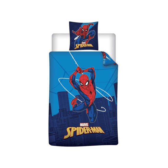 Spiderman Dekbedovertrek Polykatoen 140x200cm + 65x65cm