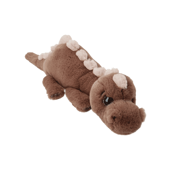 Dino World Knuffel Dino Liggend Bruin 50cm